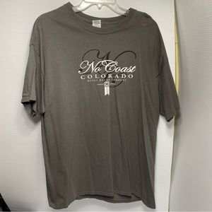 Hoyal No Coast Colorado T-Shirt Size XL Gray